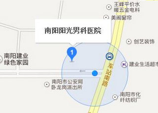 南阳阳光男科医院地图